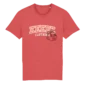 College tee red front