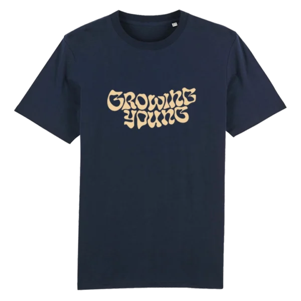Growing young tee front